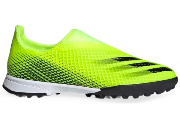 Бутсы Adidas Ghosted.3 Leceless зеленые с черным